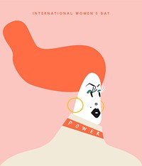 International women&#39;s day concept illustration