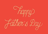 Happy father&#39;s day typography design illustration