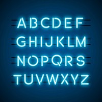 The English Alphabet capital letters vector