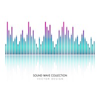 Sound wave equalizer vector design