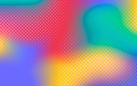 Multicolor gradient halftone background vector