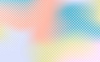 Multicolor gradient halftone background vector