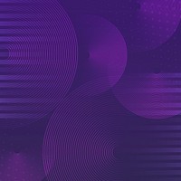 Purple circle pattern background vector