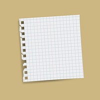 Blank square grid reminder note vector