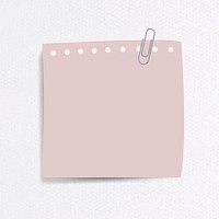 Blank notepaper set with clip on textured paper background