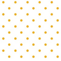 Mustard yellow seamless polka dot pattern vector