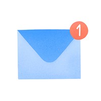 New mail social media icon vector