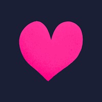 Heart shaped like icon vector