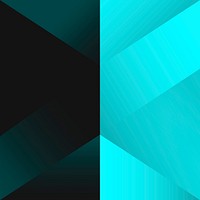 Turquoise geometrical background design vector
