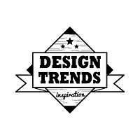 Design trends badge logo vector