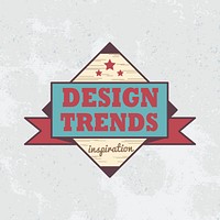 Design trends badge logo vector