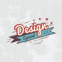 Special design badge logo vector