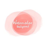 Pastel peach watercolor background vector