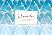 Pastel blue green watercolor background vector