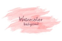 Pastel peach watercolor background vector