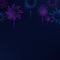 Firework explosions background design vector