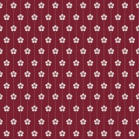 Seamless Japanese pattern with plum blossom motif vector