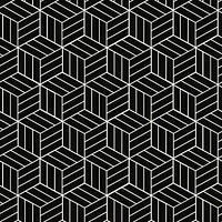 Seamless Japanese-inspired geometric pattern vector