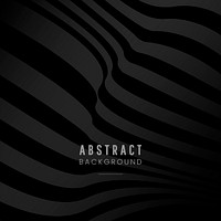 Black abstract background design vector