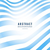 Blue and white striped abstract background vector