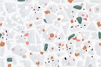 Terrazzo pattern abstract background psd in pastel