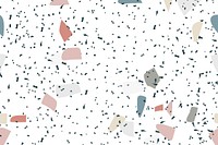 Terrazzo seamless pattern background vector  in speckled colorful pattern