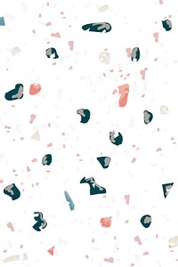 Terrazzo abstract pattern background on colorful marble background