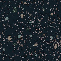 Dark terrazzo abstract background psd seamless pattern