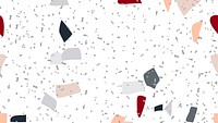 Colorful terrazzo abstract background psd pattern