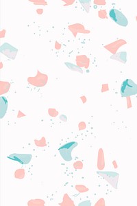 Terrazzo pattern abstract background in pink and blue