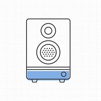 Speaker stereo icon vector illustration