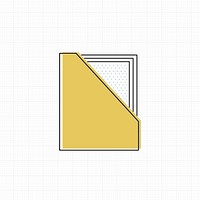 Vector of office supply icon