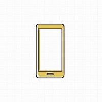 Vector of mobile phone icon