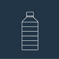 Vector of water container icon
