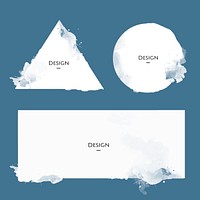 Set of Announcement Badge templates design illustration