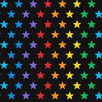 Seamless colorful star pattern vector