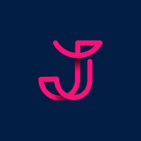 Retro pink letter J vector