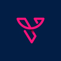 Retro pink letter V vector