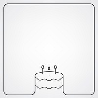 Birthday celebration greeting card vector