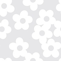 Seamless pattern of flower shapes