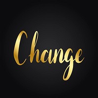 Change text typography style vector