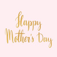 Happy mother&#39;s day typography style vector