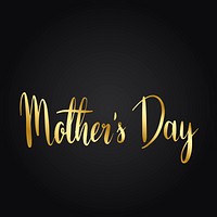 Mother&#39;s day typography style vector