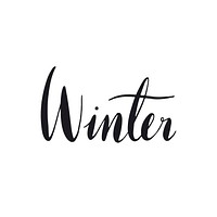Winter in calligraphy