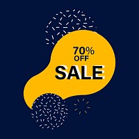 SALE badge shopping and retail vector