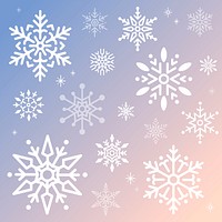 Snowflake Christmas design background vector