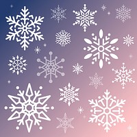 Snowflake Christmas design background vector