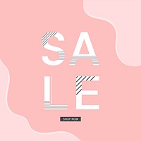 Sale shop now announcement board vector