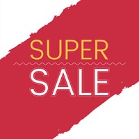 Super sale promotion announcement vector
