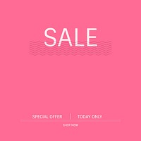 Sale special offer promotion sign vector